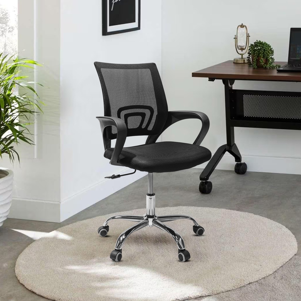 Silla de Oficina Ergonómica Negra