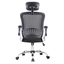 Silla de Oficina Megaplus con Cabecera Negra