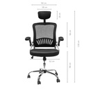 Silla de Oficina Megaplus con Cabecera Negra