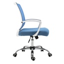 Silla de Oficina Paris Ergonómica Semi Reclinable Azul