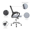 Silla de Oficina Sill-C2G Ergonómica Gris