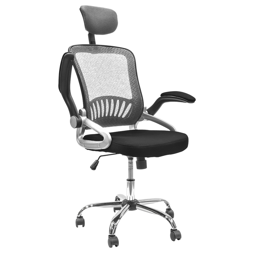 Silla de Oficina Megaplus-G con Cabecera Gris