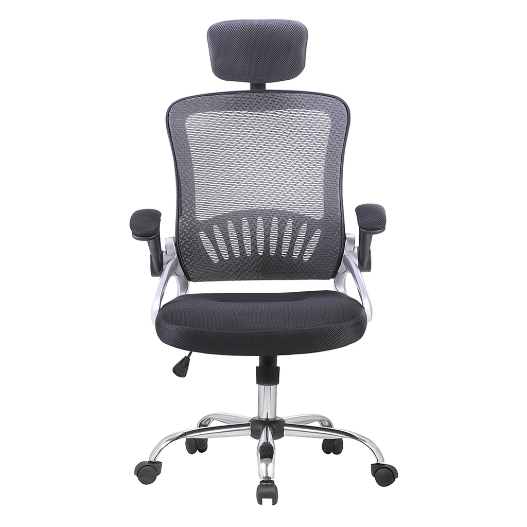 Silla de Oficina Megaplus-G con Cabecera Gris